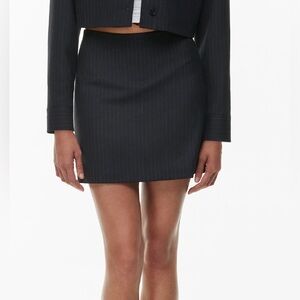 WILFRED CLASSIC MINI PINSTRIPES SKIRT NWT 0